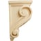Ekena Millwork 3 1/2"W x 4"D x 7"H Small Basket Weave Corbel, Maple CORW03X04X07BWMA - alternate 4